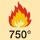Flame resistant 750 °C