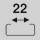 Slot width 22 mm